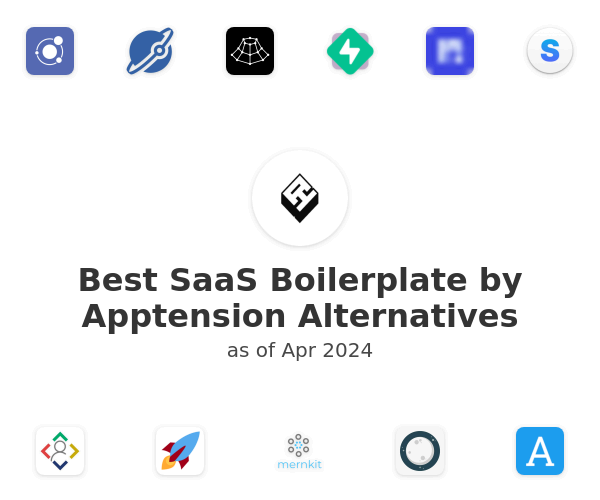 Best SaaS Boilerplate by Apptension Alternatives