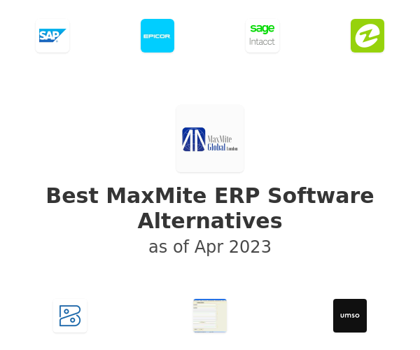 Best MaxMite ERP Software Alternatives