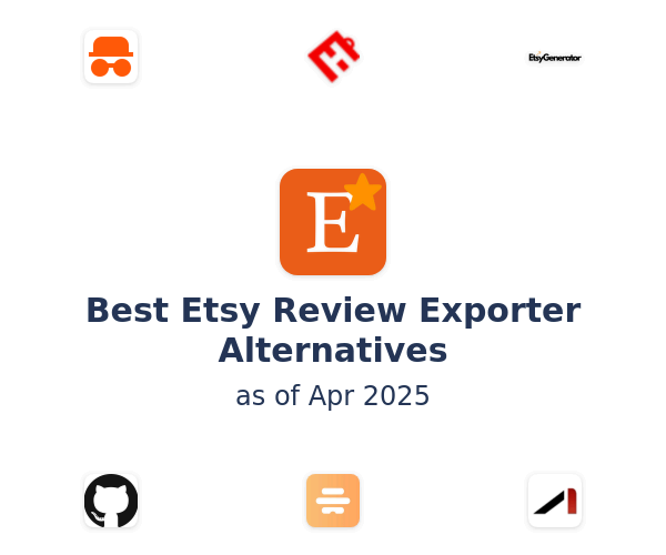 Best Etsy Review Exporter Alternatives