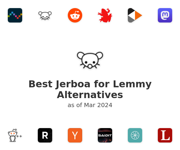 Best Jerboa for Lemmy Alternatives