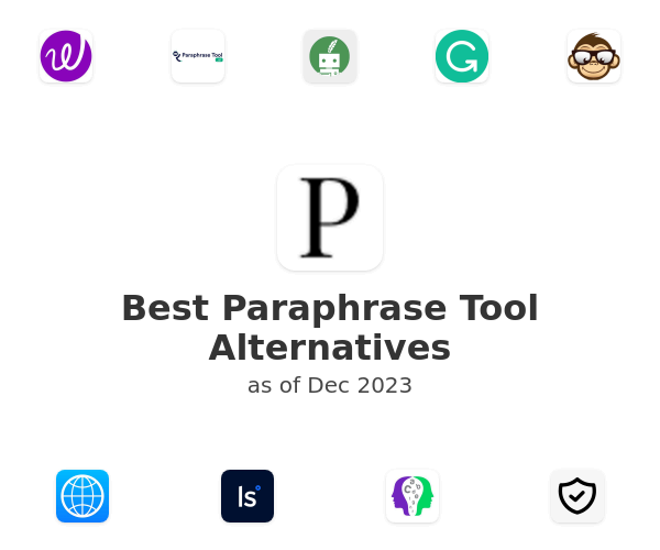 Best Paraphrase Tool Alternatives