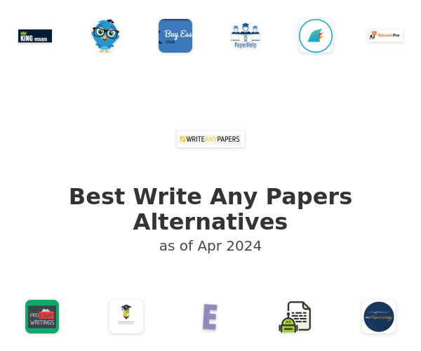 Best Write Any Papers Alternatives