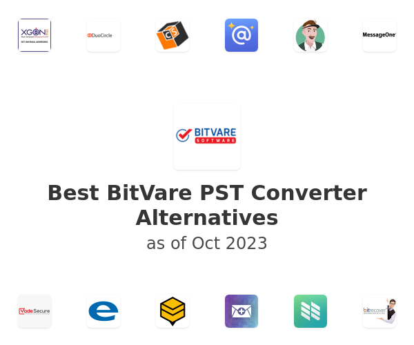 Best BitVare PST Converter Alternatives