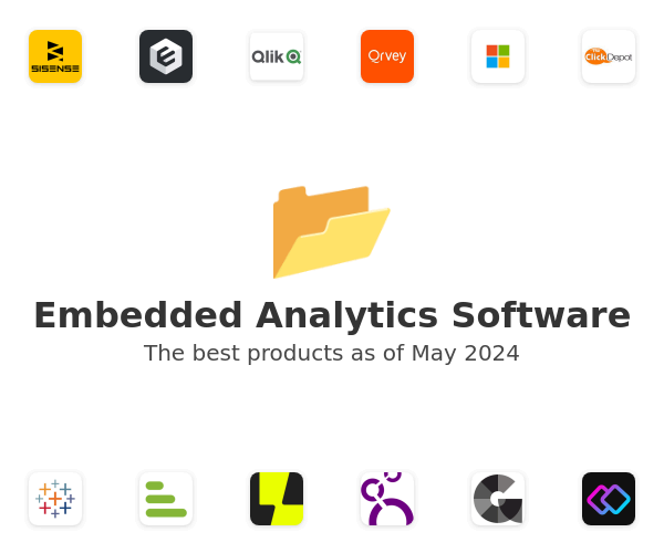 The best Embedded Analytics products