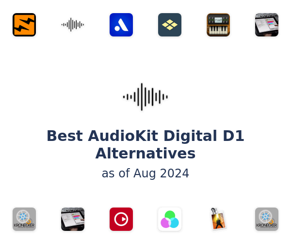 Best AudioKit Digital D1 Alternatives