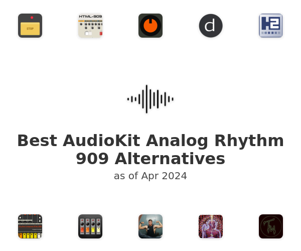 Best AudioKit Analog Rhythm 909 Alternatives