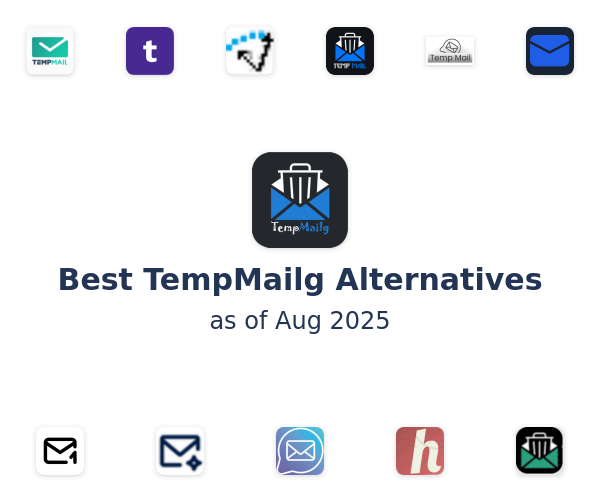 Best TempMailg Alternatives