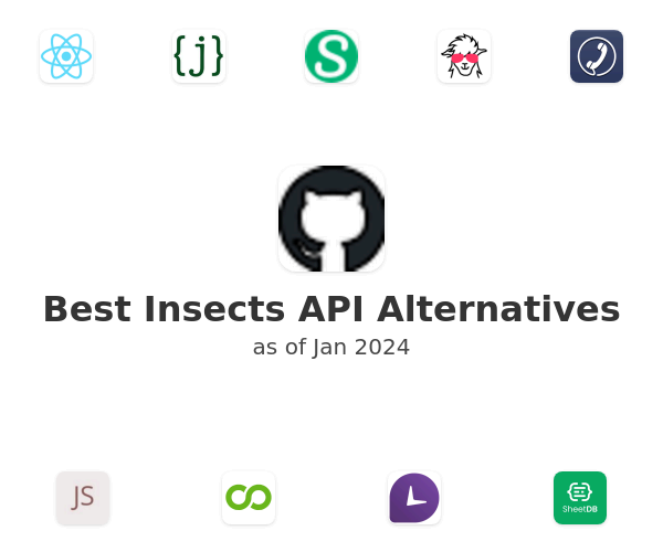 Best Insects API Alternatives