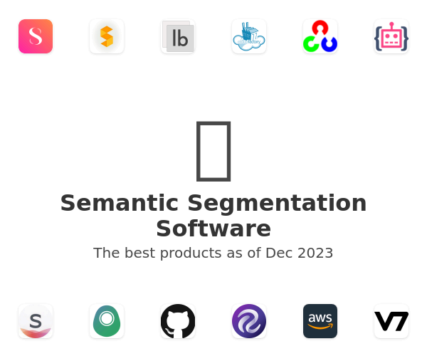 The best Semantic Segmentation products