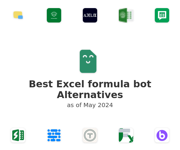 Best Excel formula bot Alternatives