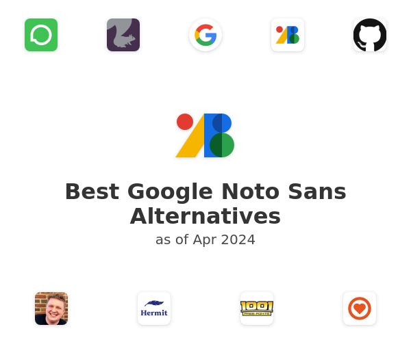 Best Google Noto Sans Alternatives