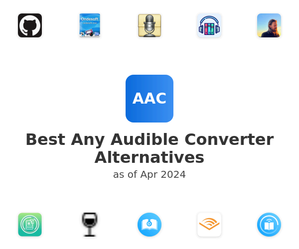 Best Any Audible Converter Alternatives
