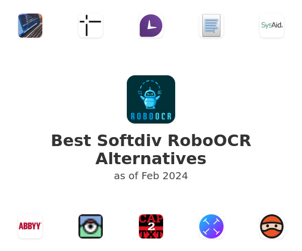 Best Softdiv RoboOCR Alternatives
