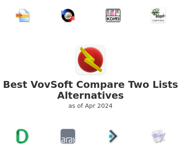Best VovSoft Compare Two Lists Alternatives