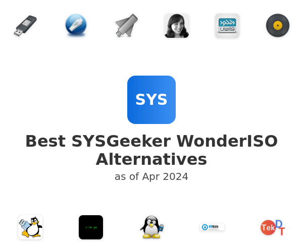 Best SYSGeeker WonderISO Alternatives