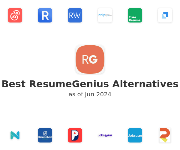 Best ResumeGenius Alternatives
