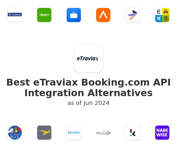 Best eTraviax Booking.com API Integration Alternatives