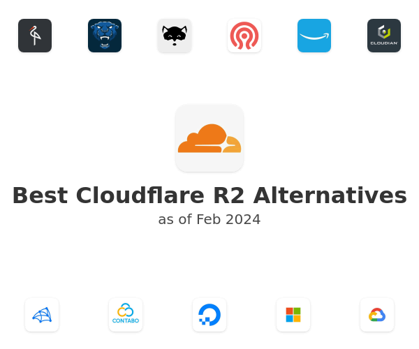 Best Cloudflare R2 Alternatives