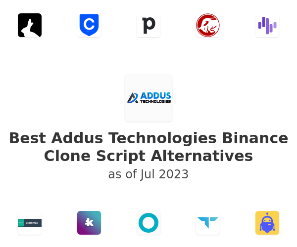Best Addus Technologies Binance Clone Script Alternatives