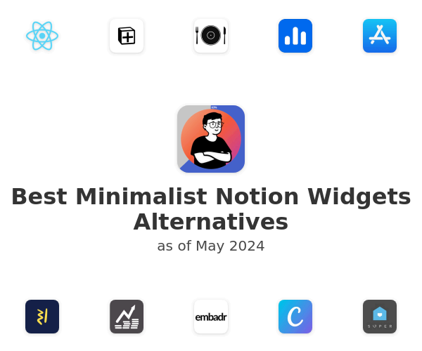 Best Minimalist Notion Widgets Alternatives