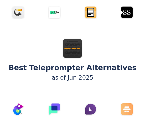 Best Teleprompter Alternatives