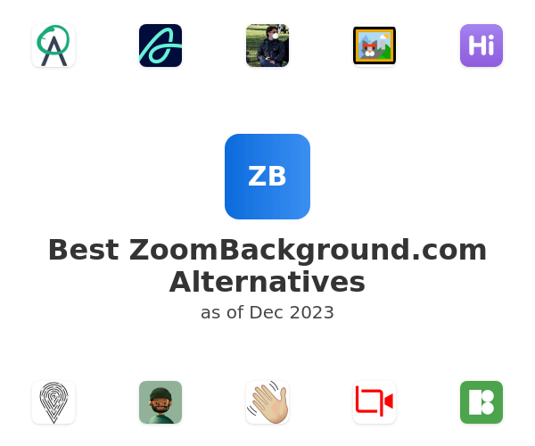 Best ZoomBackground.com Alternatives