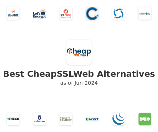 Best CheapSSLWeb Alternatives