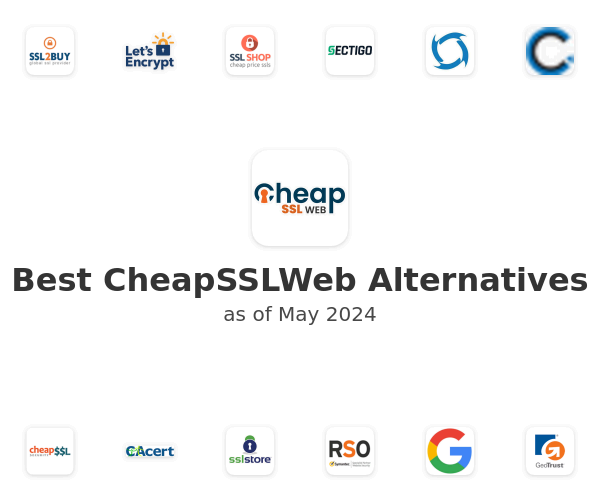 Best CheapSSLWeb Alternatives