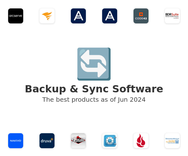 The best Backup & Sync products