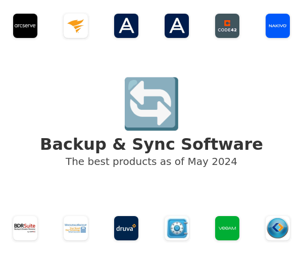 The best Backup & Sync products