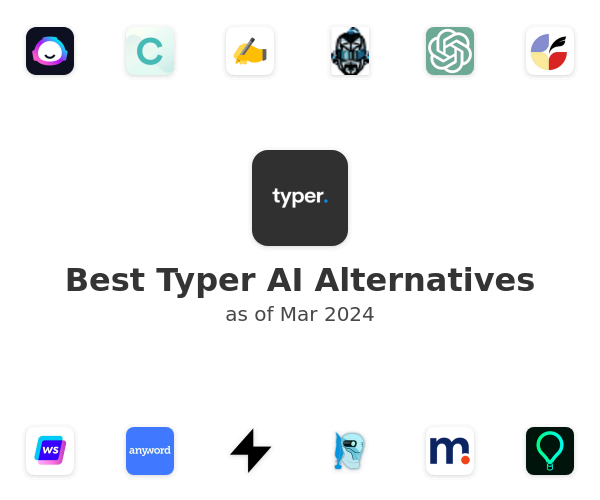 Best Typer AI Alternatives