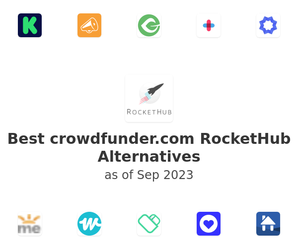 Best crowdfunder.com RocketHub Alternatives