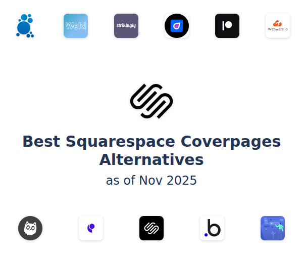 Best Squarespace Coverpages Alternatives