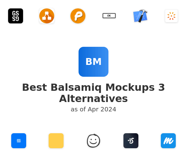Best Balsamiq Mockups 3 Alternatives