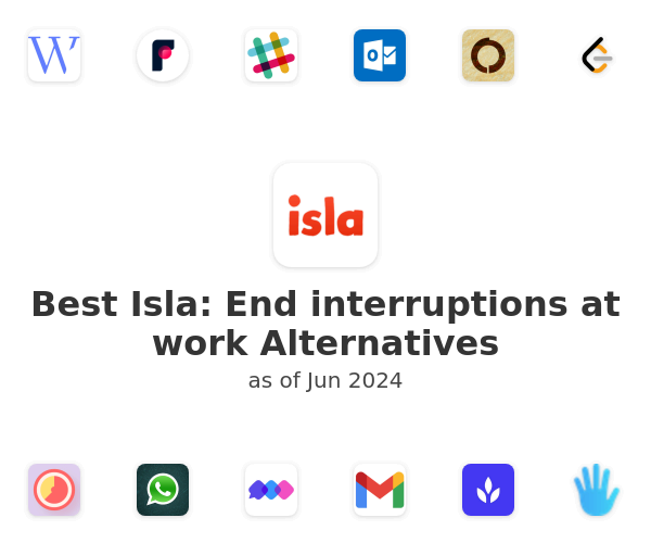 Best Isla: End interruptions at work Alternatives
