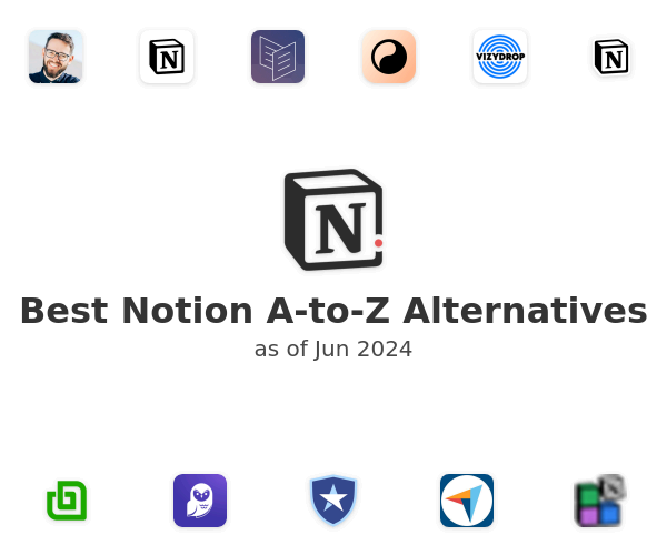 Best Notion A-to-Z Alternatives