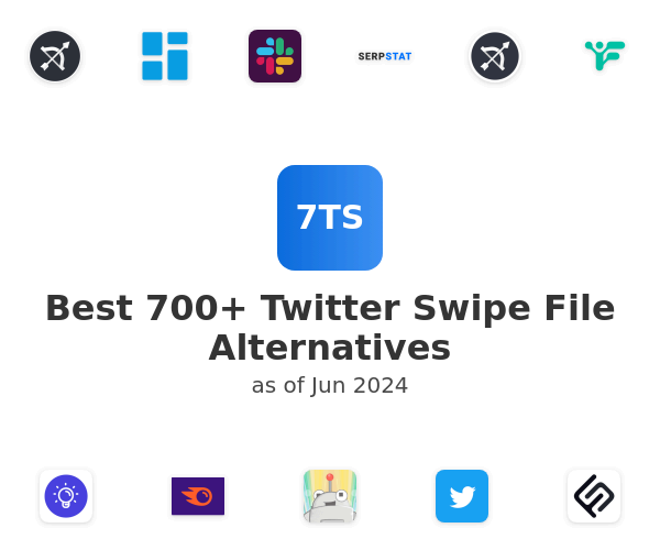 Best 700+ Twitter Swipe File Alternatives