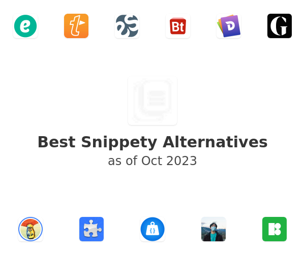 Best Snippety Alternatives