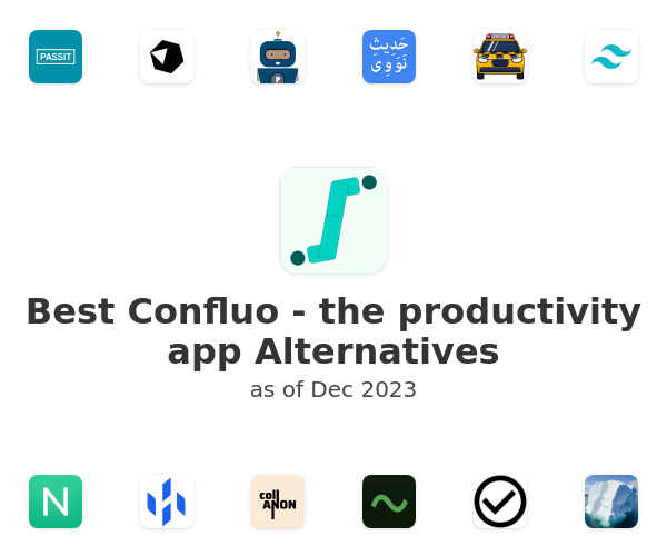 Best Confluo - the productivity app Alternatives