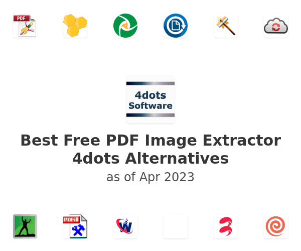 Best Free PDF Image Extractor 4dots Alternatives