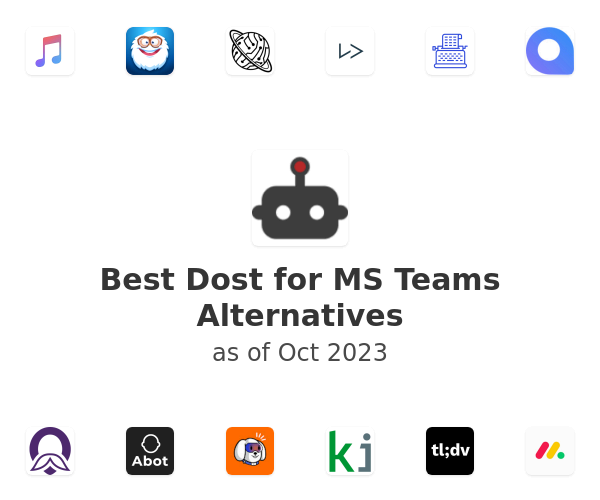 Best Dost for MS Teams Alternatives