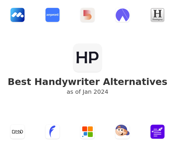 Best Handywriter Alternatives