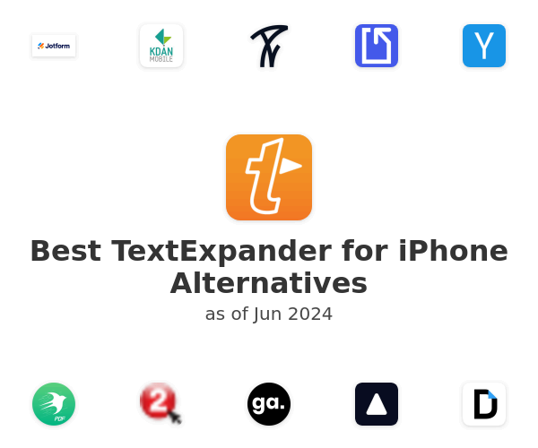 Best TextExpander for iPhone Alternatives