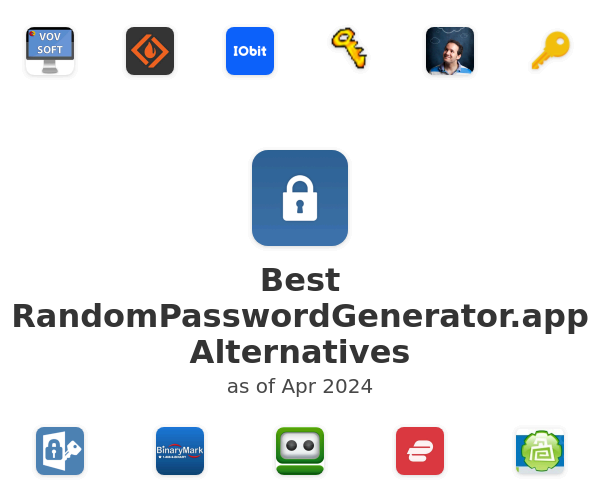 Best RandomPasswordGenerator.app Alternatives