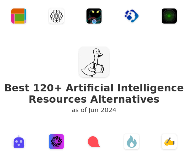 Best 120+ Artificial Intelligence Resources Alternatives