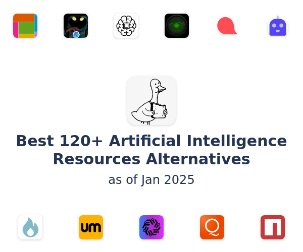 Best 120+ Artificial Intelligence Resources Alternatives