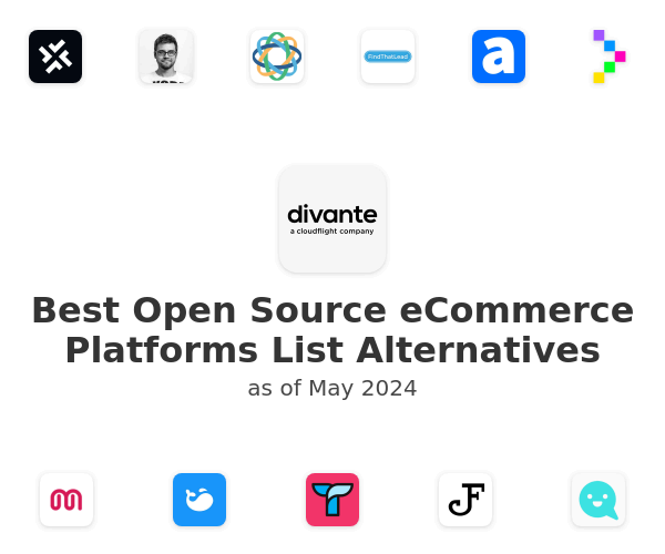 Best Open Source eCommerce Platforms List Alternatives