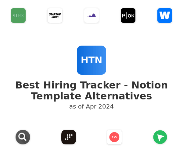 Best Hiring Tracker - Notion Template Alternatives