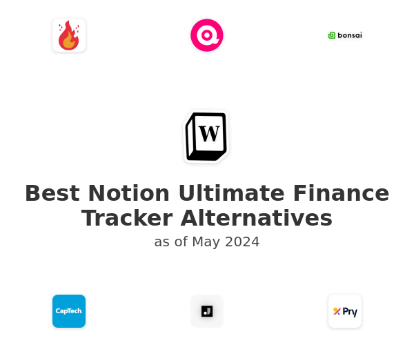 Best Notion Ultimate Finance Tracker Alternatives