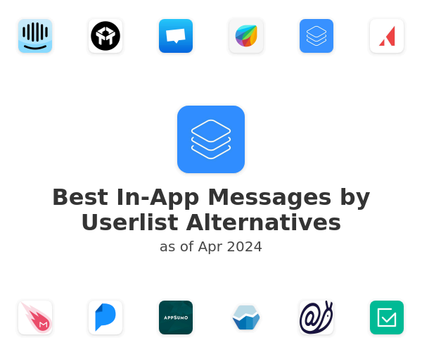 Best In-App Messages by Userlist Alternatives
